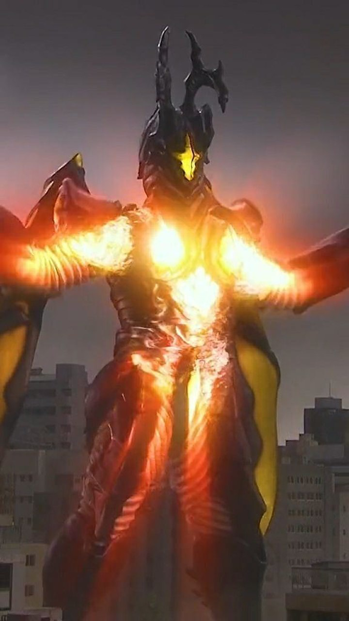 奥特曼赛迦与超级芝顿的决斗