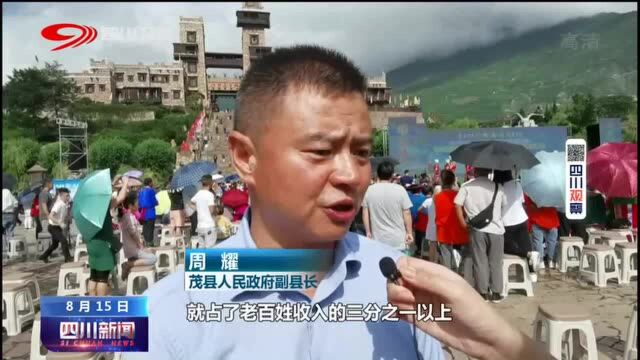 四川新闻|摘鲜果“结亲家” 茂县李文旅节开幕