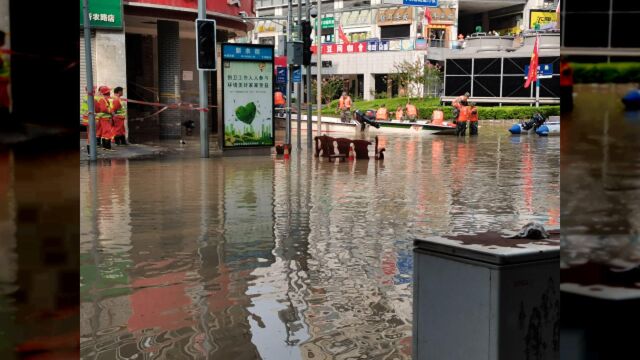 长江水位上涨重庆巴南鱼洞区局部地区会被淹没