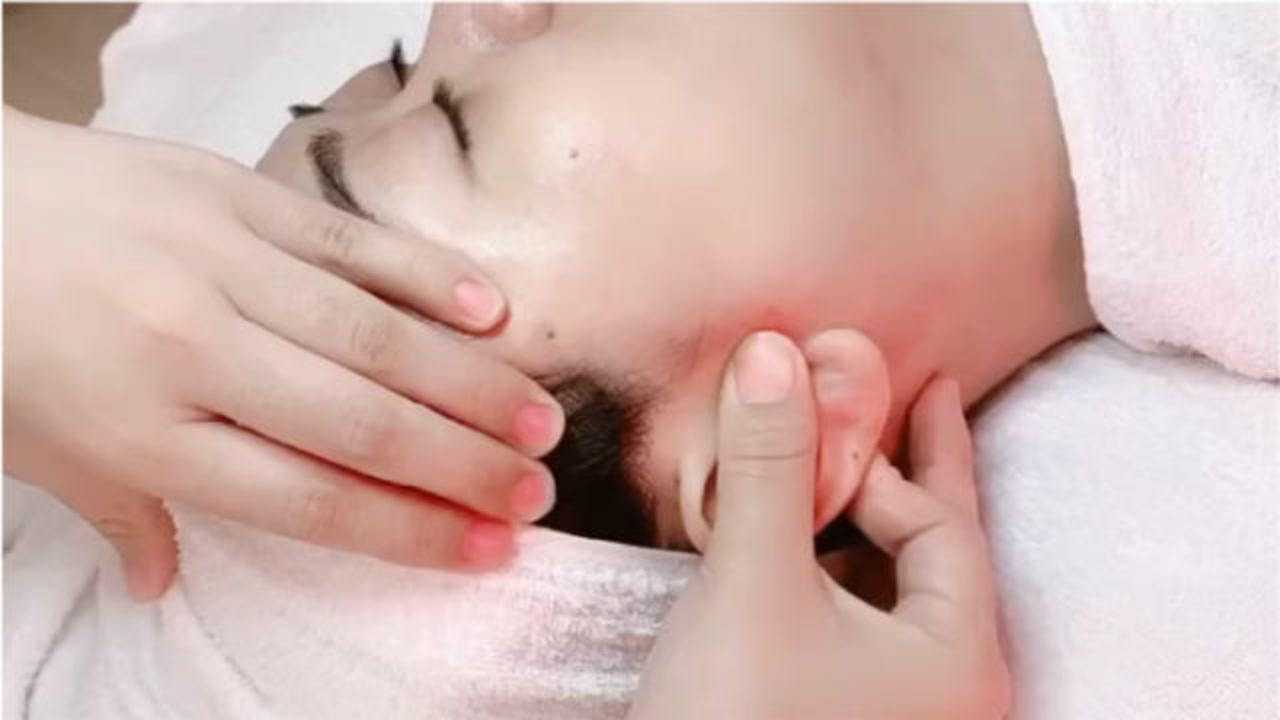 美容院的耳部按摩手法看着就觉得舒服一般人享受不了啊