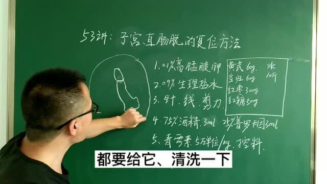 53讲:牛羊直肠、子宫脱的复位方法