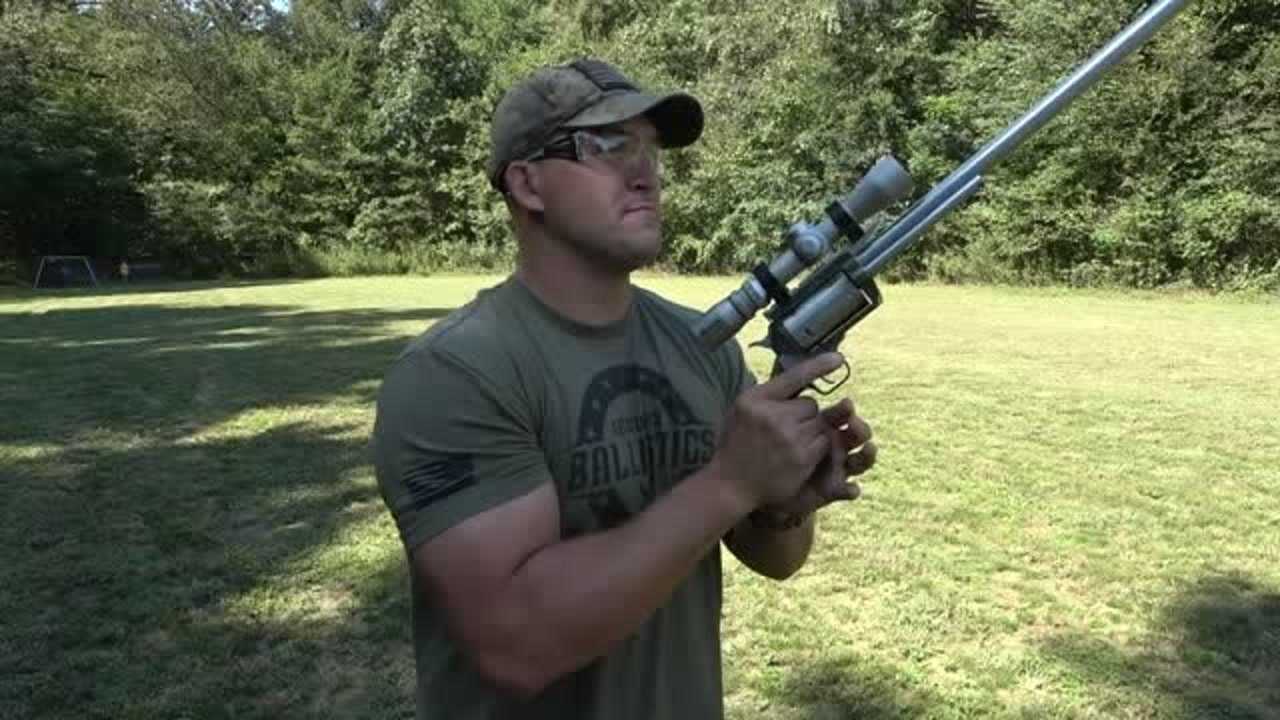 不一样的m500马格南左轮手枪,俗称"掌炮"这枪管也太长了吧?