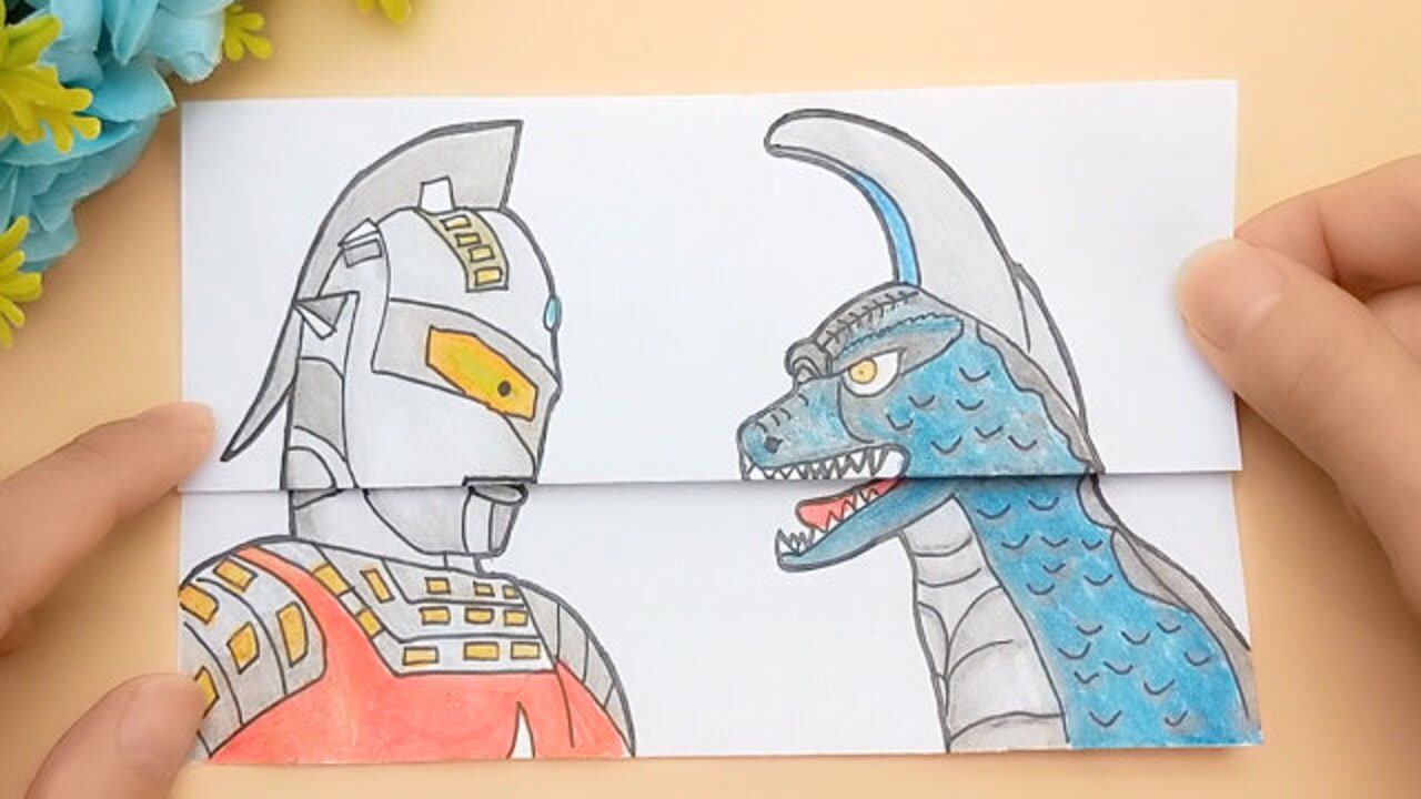 当赛文奥特曼和阿斯特隆对战会有多搞笑用一张手绘卡通画告诉你