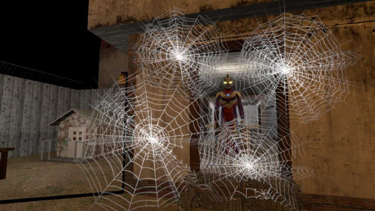 迪迦奥特曼被蜘蛛网困在密室里面怎么出来啊?