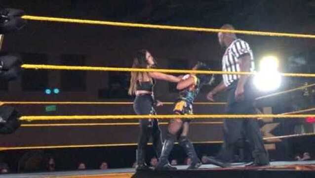 WWE NXT Daytona现场秀20191116李霞Xia Li vs Reina Gonzalez