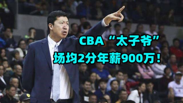 上阵父子兵!盘点CBA“太子爷”!场均2分球员一言不合就给顶薪