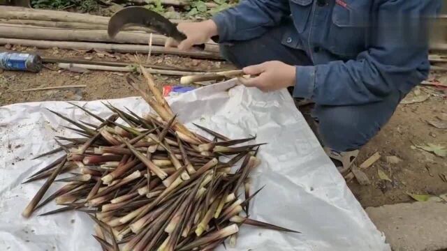 美食:广东农村美食客家清淡水竹笋做法,味道简单好吃!