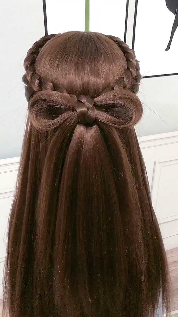 秋冬季生日咱们这样扎发型好看简单大方