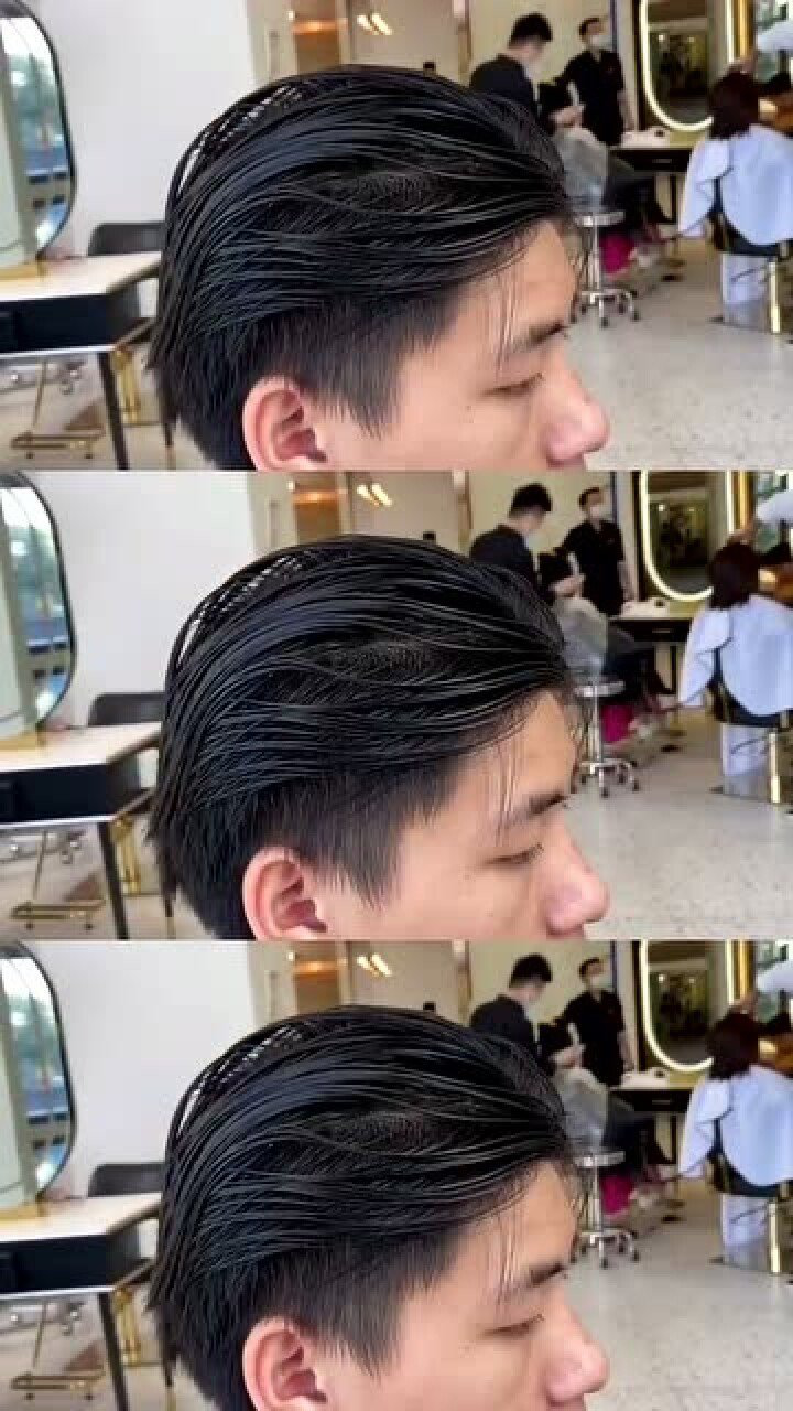 中长镂空碎盖,是最受男生欢迎的一款发型,成为高街男孩的首选