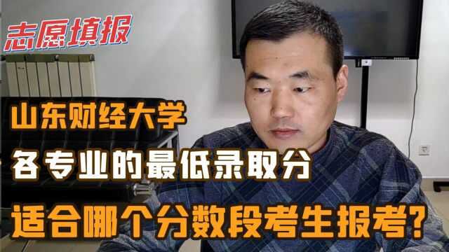 山东财经大学,优势专业及录取最低分,适合哪个分数段报考?