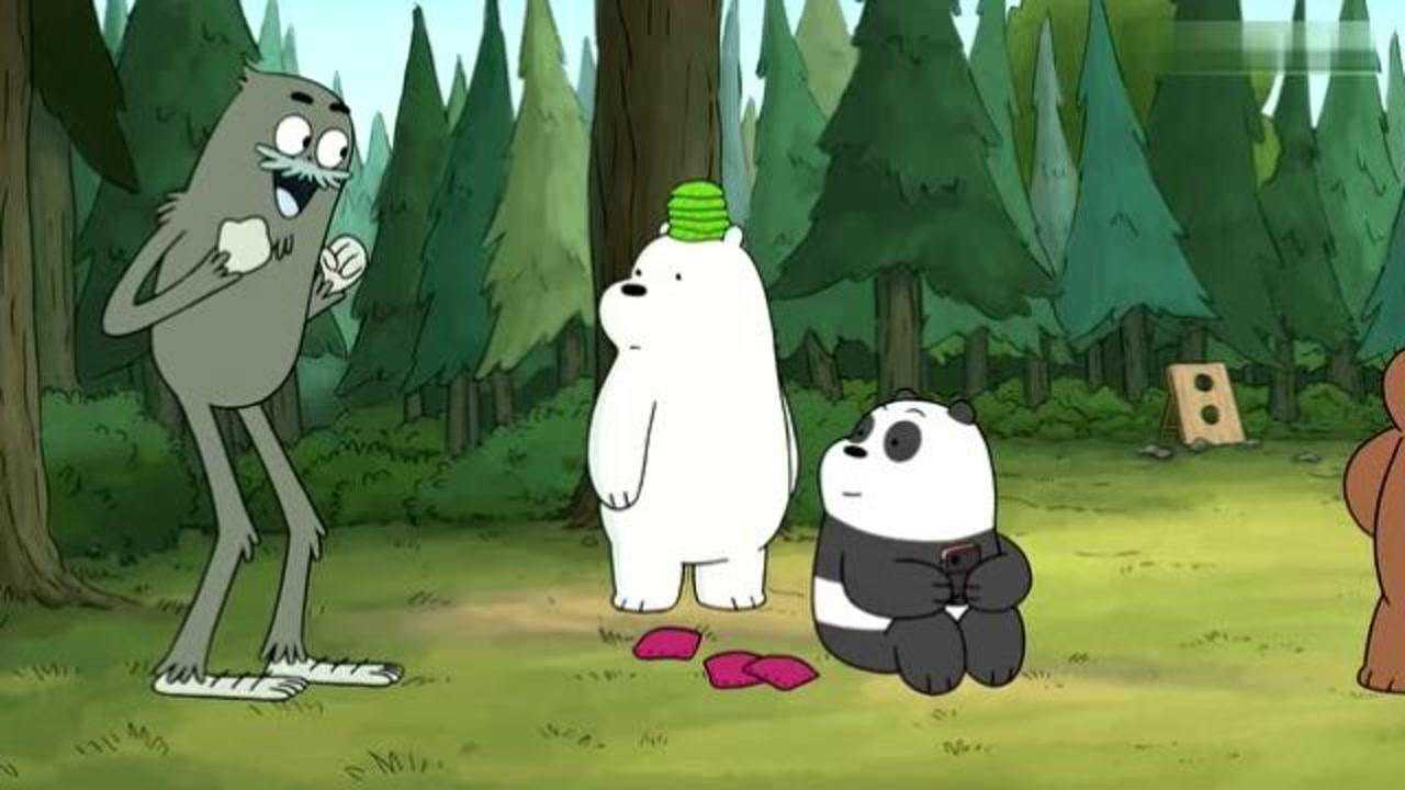 咱们裸熊熊熊们正在丛林中玩沙包查理要求玩耍但是却太差劲了