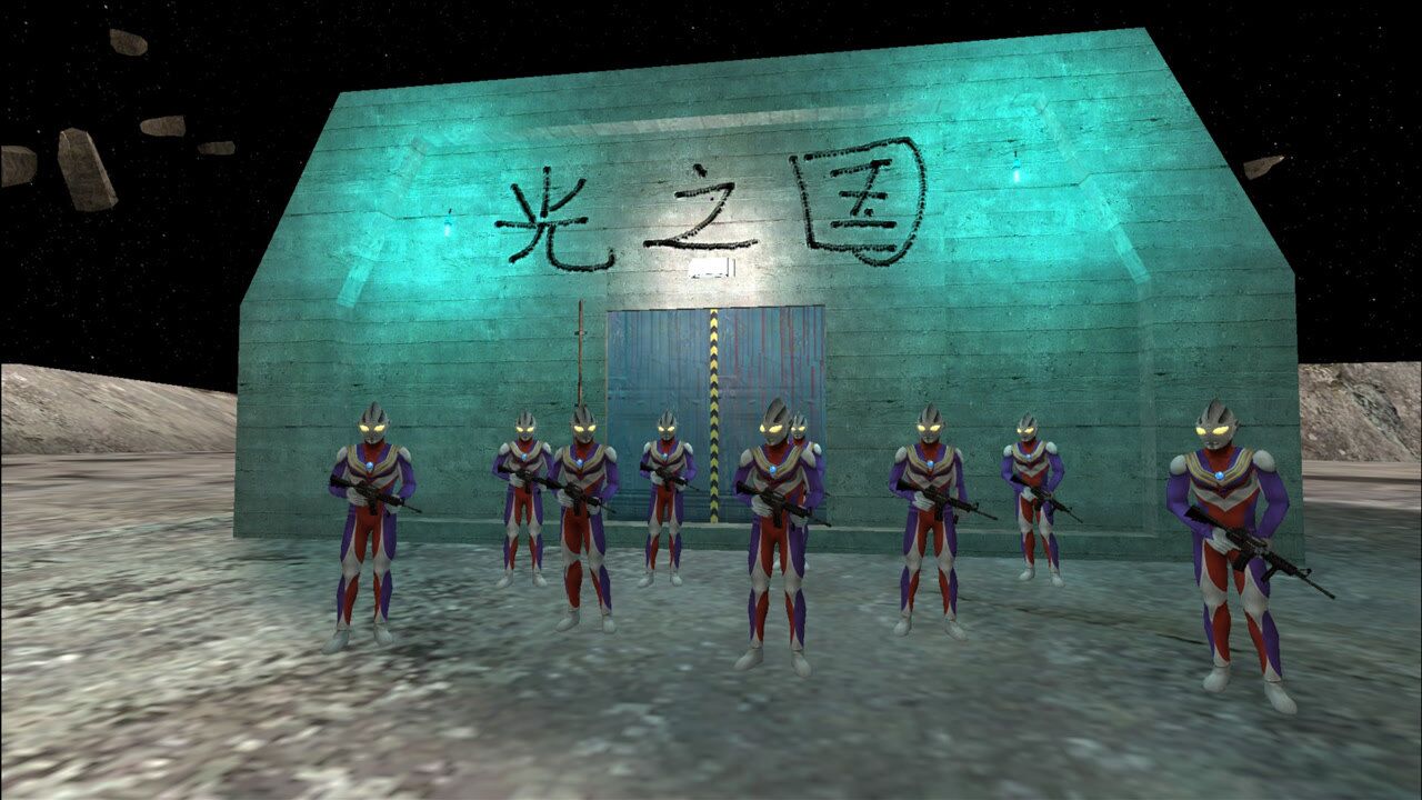 光之国门口为什么聚集着那么多迪迦奥特曼呢?