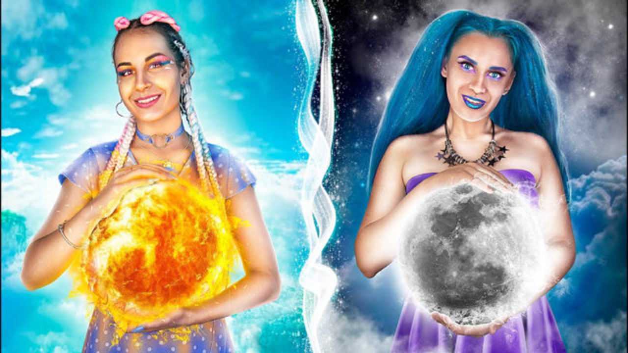 太阳女神vs月亮女神一个白天一个黑夜温柔与激情共存