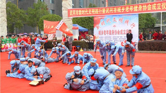 武冈:城乡老年健身协会正式成立