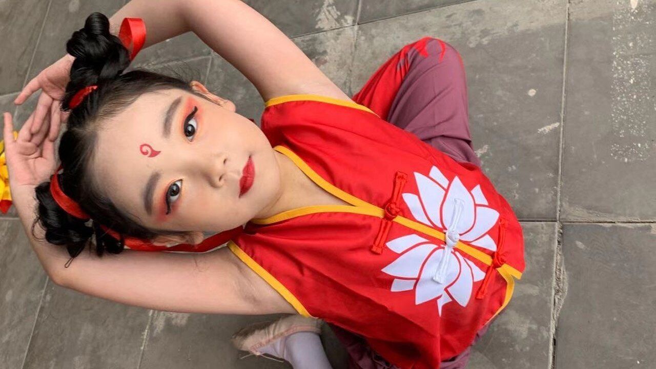 张幂舞蹈原创舞蹈哪吒少儿中国舞双人舞张幂舞蹈完美演绎原创舞蹈舞蹈