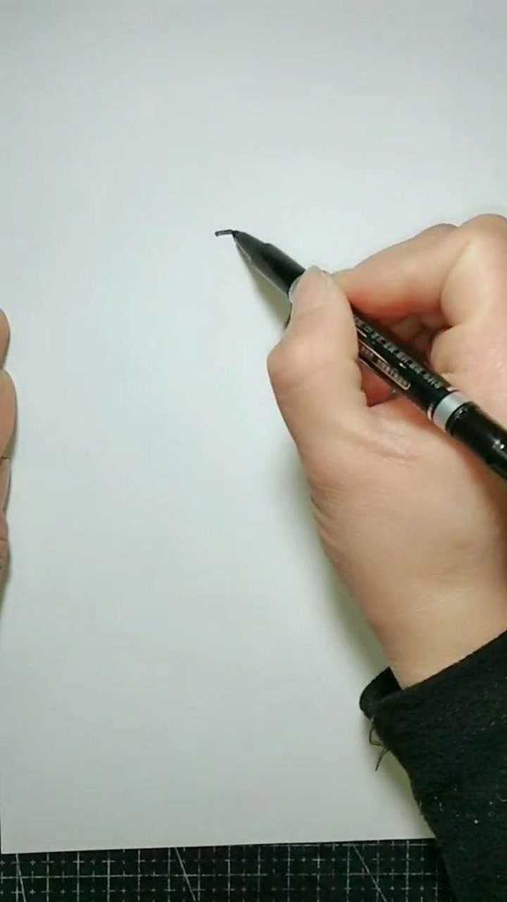 一笔画个燕子,超级简单,快来试试你能画出来吗?