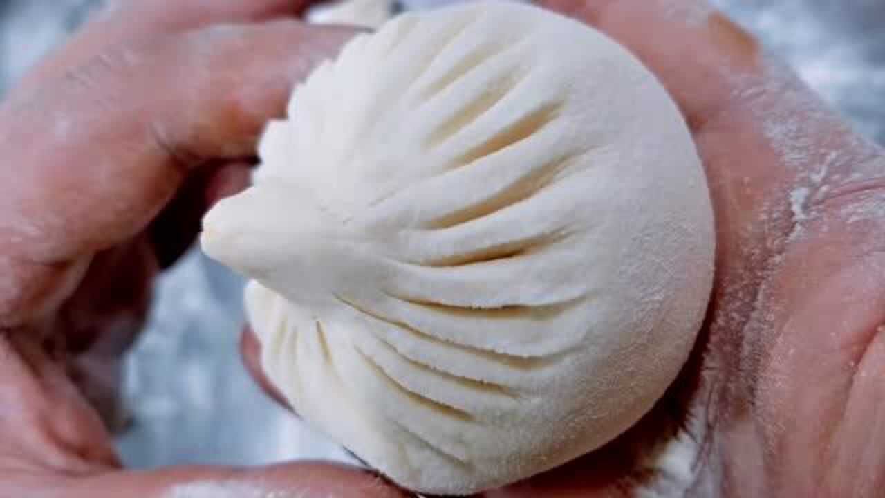 包包子细节展示,全面解析提褶包,多看看就会了!