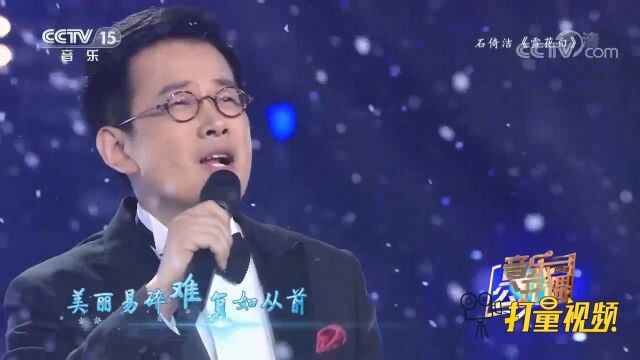 石倚洁深情演唱《雪花白》,歌声唯美,令人陶醉