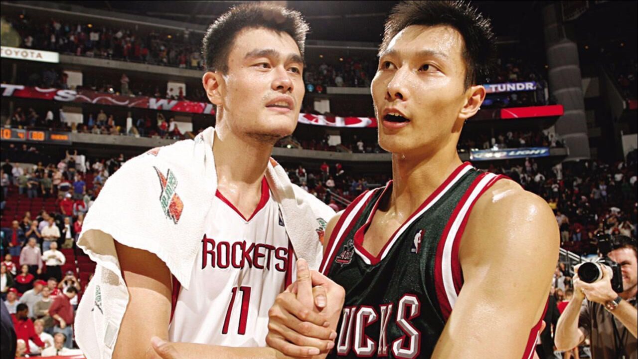 回忆杀！姚明易建联NBA首次对决，姚明统治篮下，阿联变中投靓仔_高清1080P在线观看平台_腾讯视频