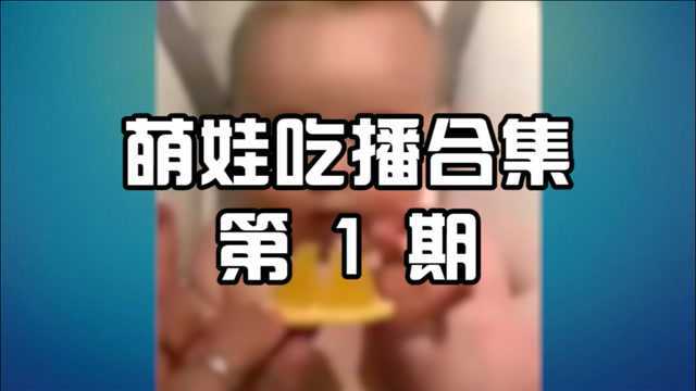 搞笑萌娃吃播合集,挑战吃柠檬,小表情太可爱了