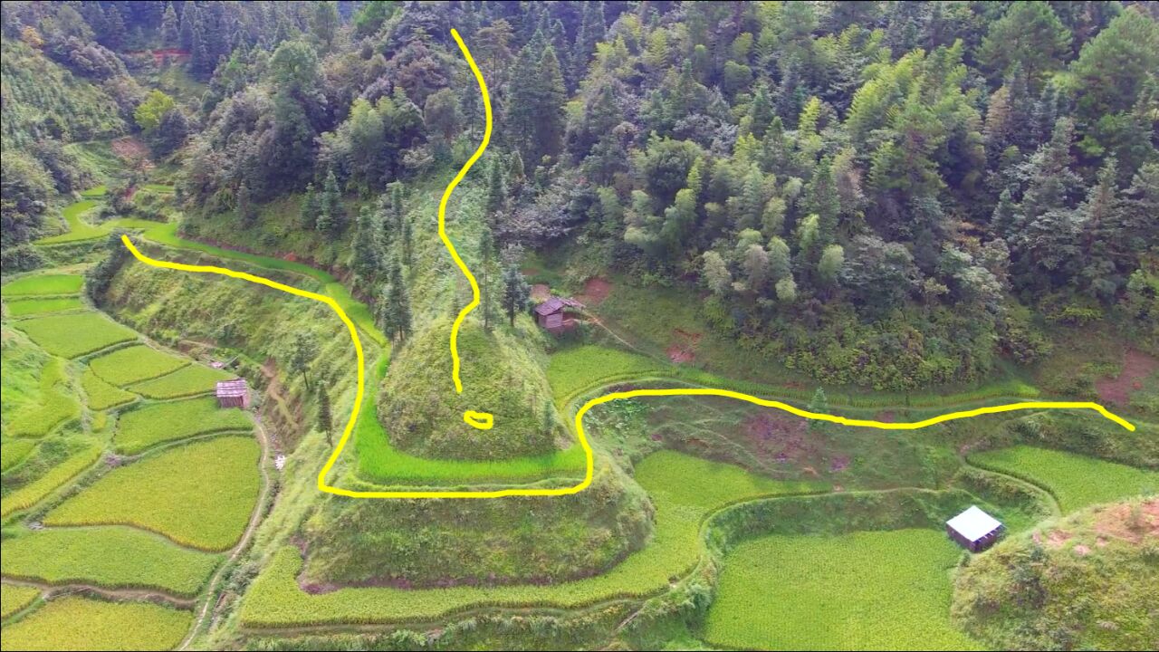 发现顶级墓葬风水宝地逆水朝堂紧局气聚龙虎环抱