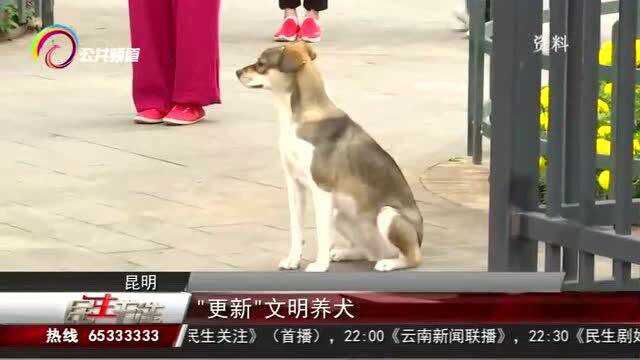 “更新”文明养犬