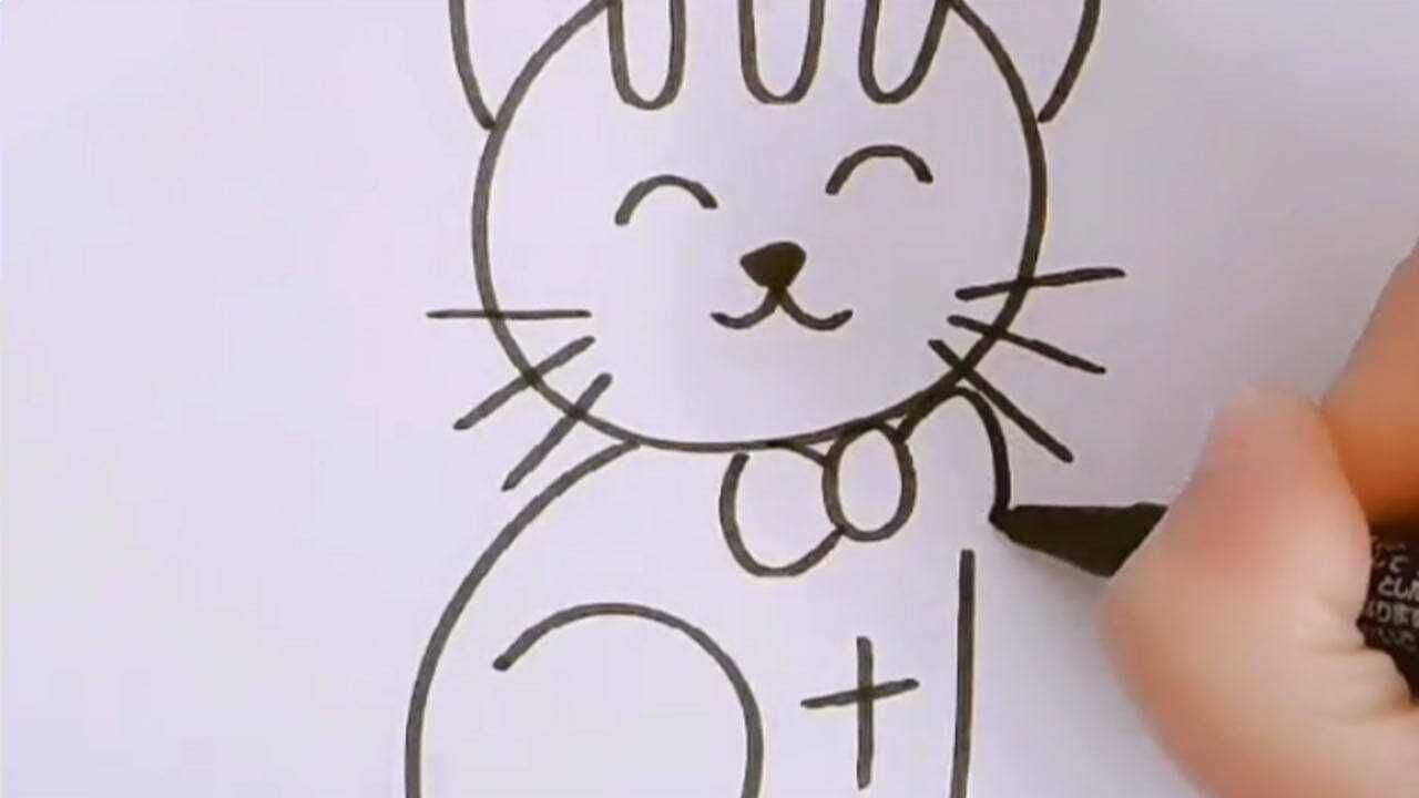 画猫太简单了,用数字就能画出小猫,神奇吧,一起来画画吧
