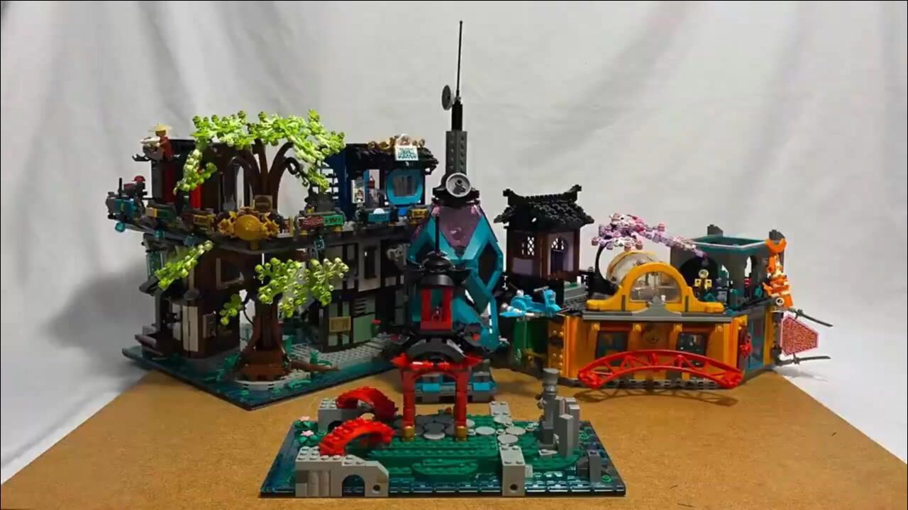 乐高 幻影忍者 71741 忍者城市花园