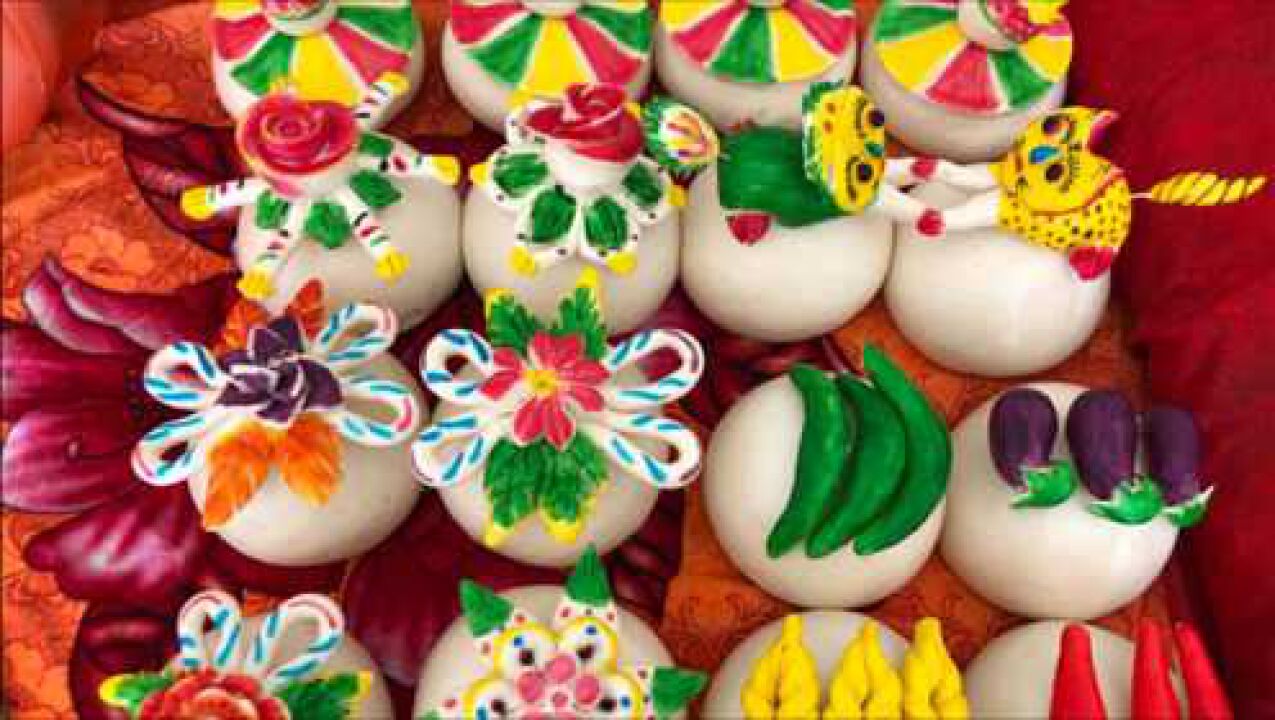 凤翔过事花馍,纯手工制作要提前预定,太漂亮了