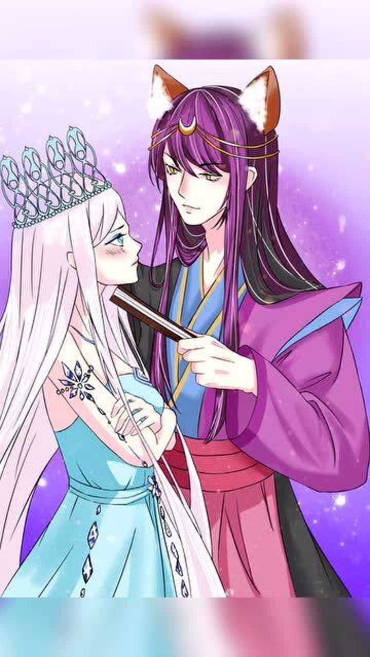 给老爸改画的一天叶罗丽精灵梦情侣头像冰公主与严爵