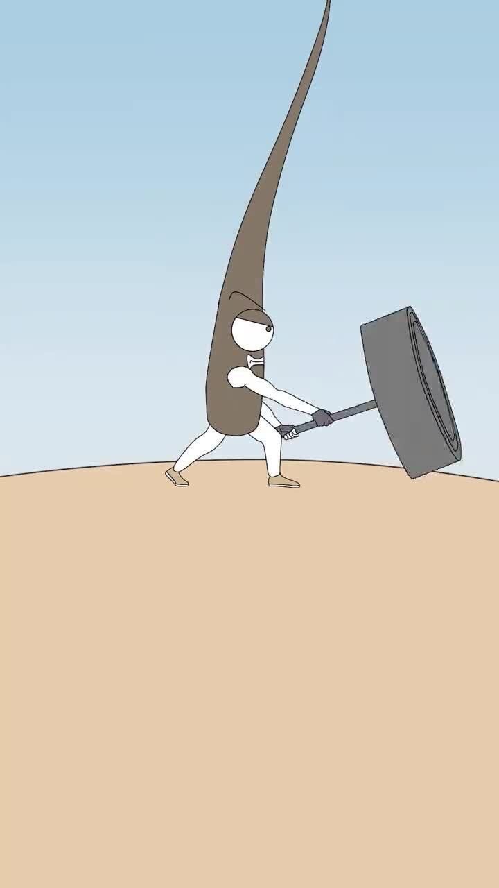 胳膊永远拧不过大腿!头发为了防止自己被剪天天锻炼身体,结果太意外!