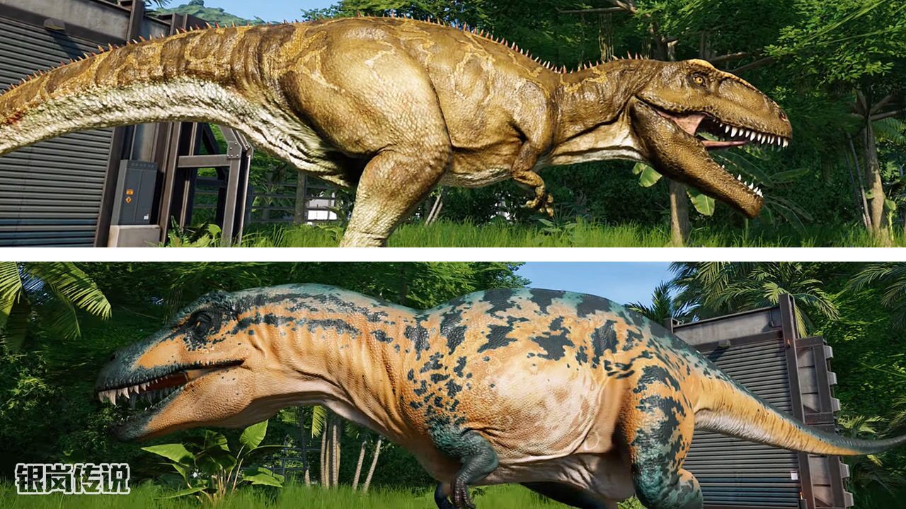 2高棘龙vs2巨兽龙突围战斗侏罗纪世界jw