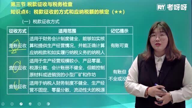 考呀呀加菲猫老师初级会计经济法 第七章 税收征收管理法律制度6