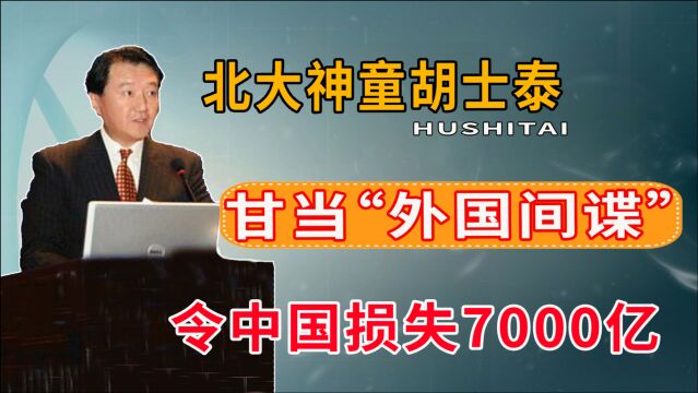 4年让我国损失7000亿,出狱后被封澳洲英雄!胡士泰背景不一般