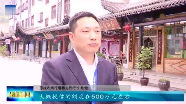 恩施市舞阳坝办事处践行“我为群众办实事” 帮助商户解决融资问题