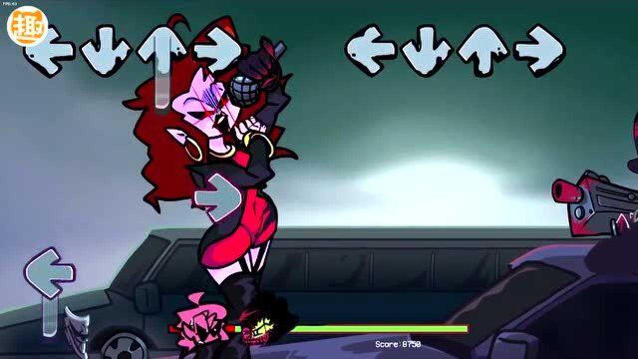 fnf周五夜放克腐化版电音小子的情敌也堕入黑暗前来挑战他