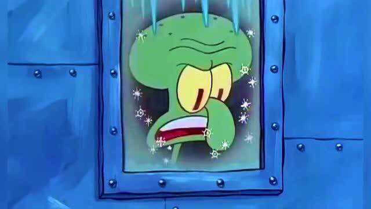 被困在冰天雪地的章鱼哥穿越到了两千年之后,海绵宝宝说他是章鱼怪,这