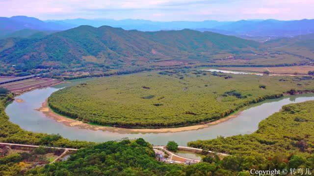 增城正果师爷山,看增江第一湾
