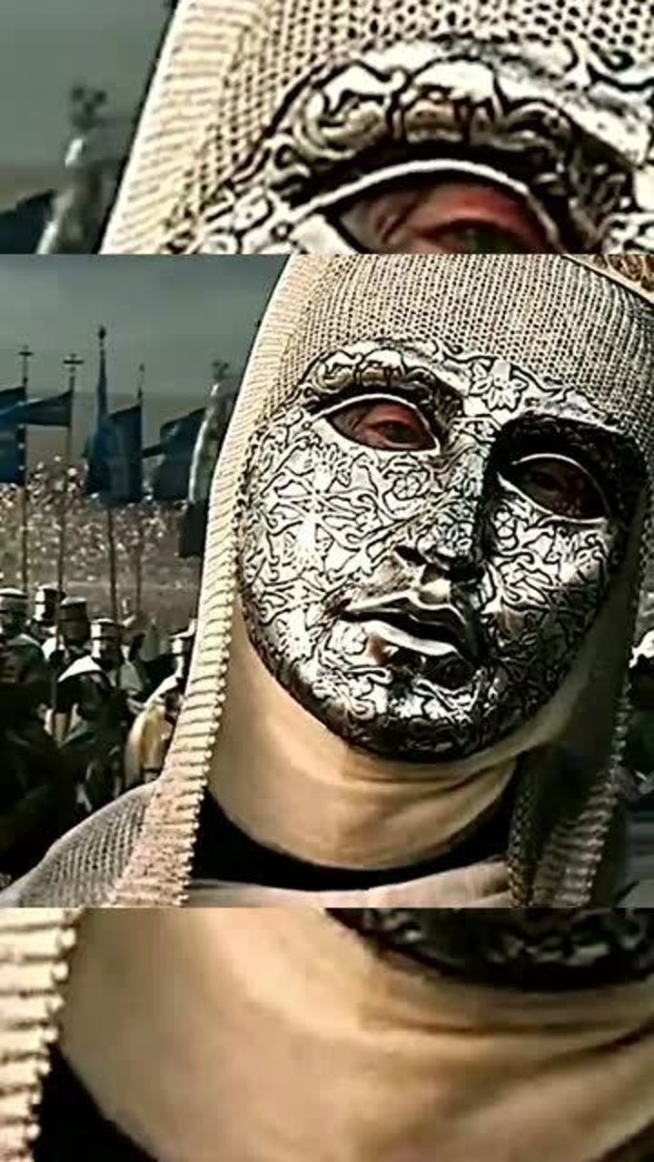 充满神秘感和威慑力的十字军面具!