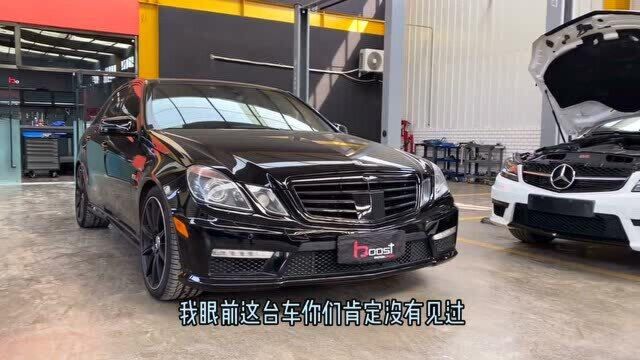 国内不超三台的奔驰E63AMG,看着就让人心动!