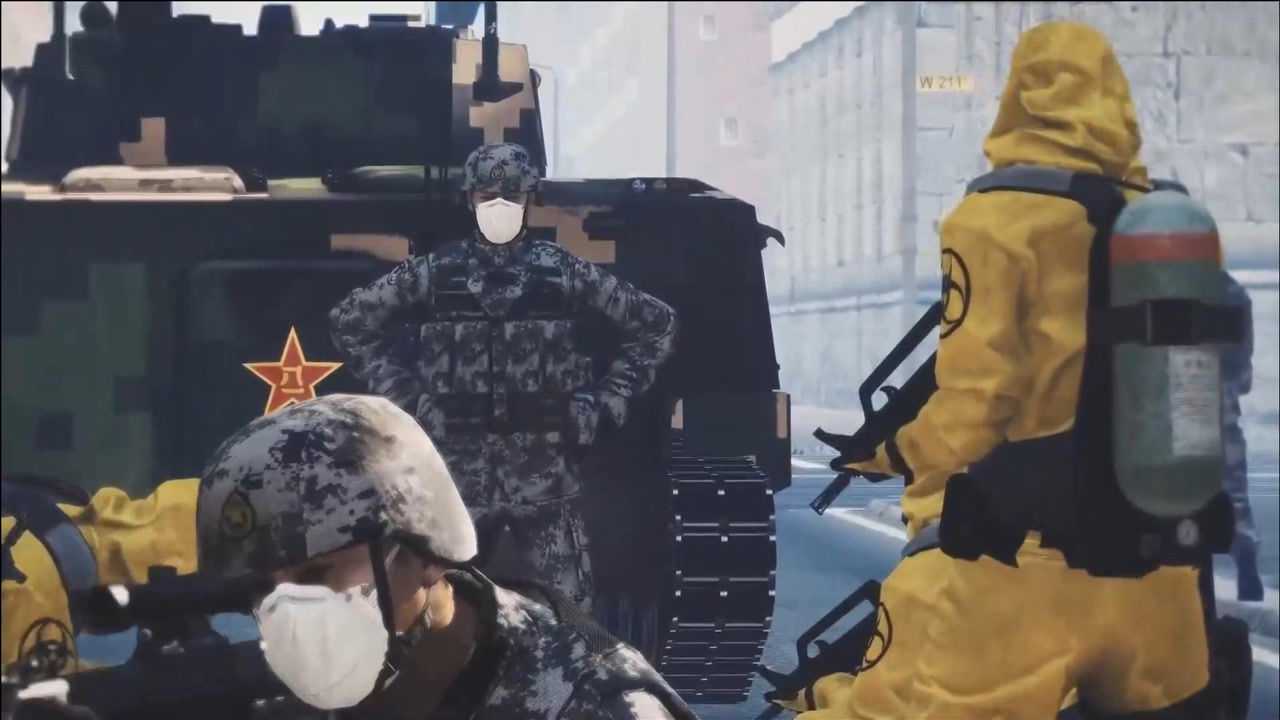 自制战争大片之僵尸来袭人民解放军vs丧尸