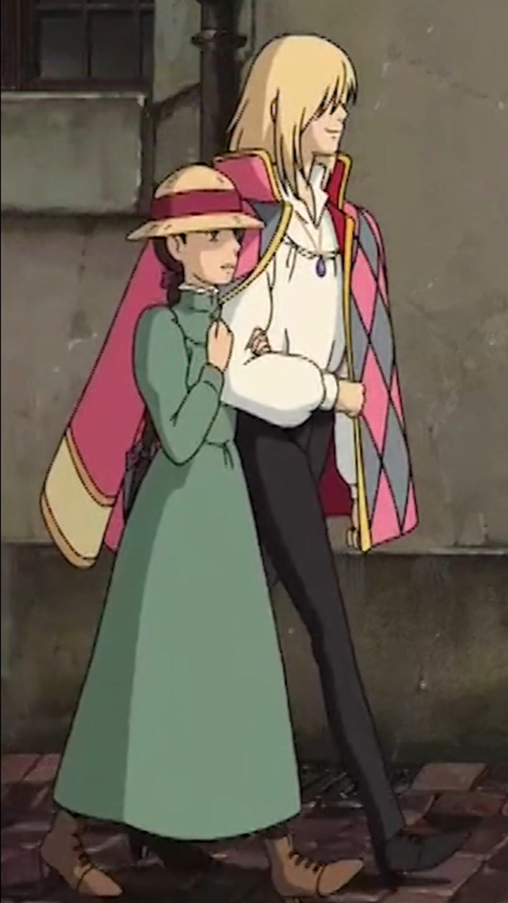 宫崎骏电影 哈尔的移动城堡-2(苏菲遇到了荒野女巫)