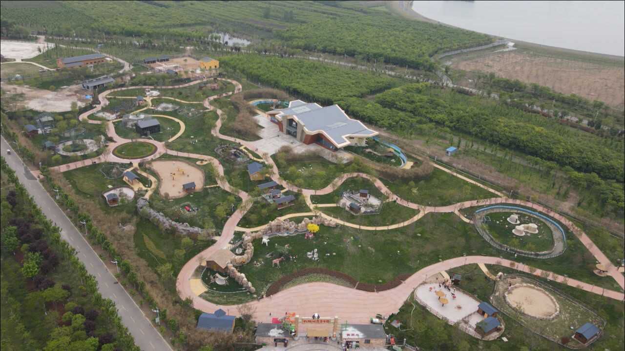 春季城市空中打卡-亳州3 林拥城植物园