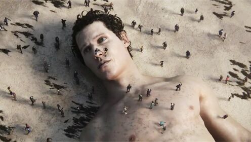 海滩惊现溺毙的巨人，却被人类分割数块当纪念品，《溺毙的巨人》