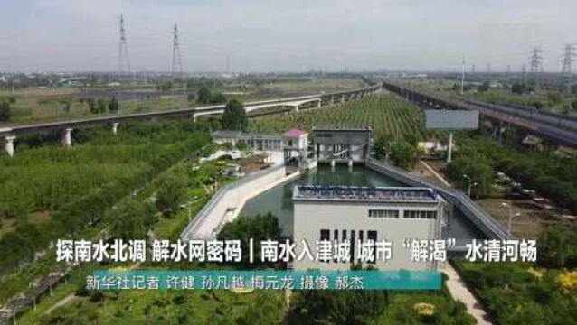 新华全媒+|探南水北调 解水网密码|南水入津城 城市“解渴”水清河畅