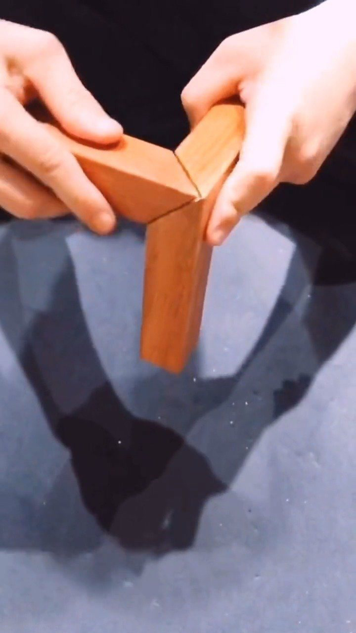 鲁班千年七十二榫卯之粽角榫粽角榫榫卯结构