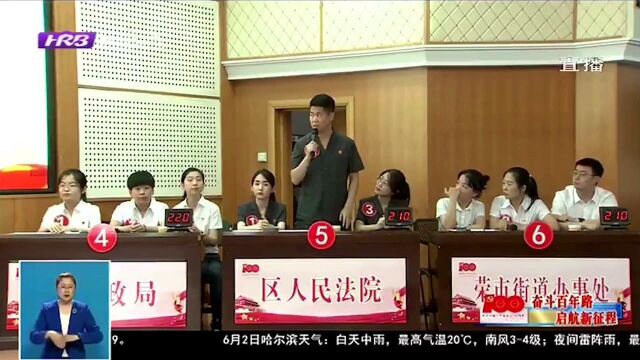 哈尔滨市南岗区:以赛促学展风采 学史明理铸党魂