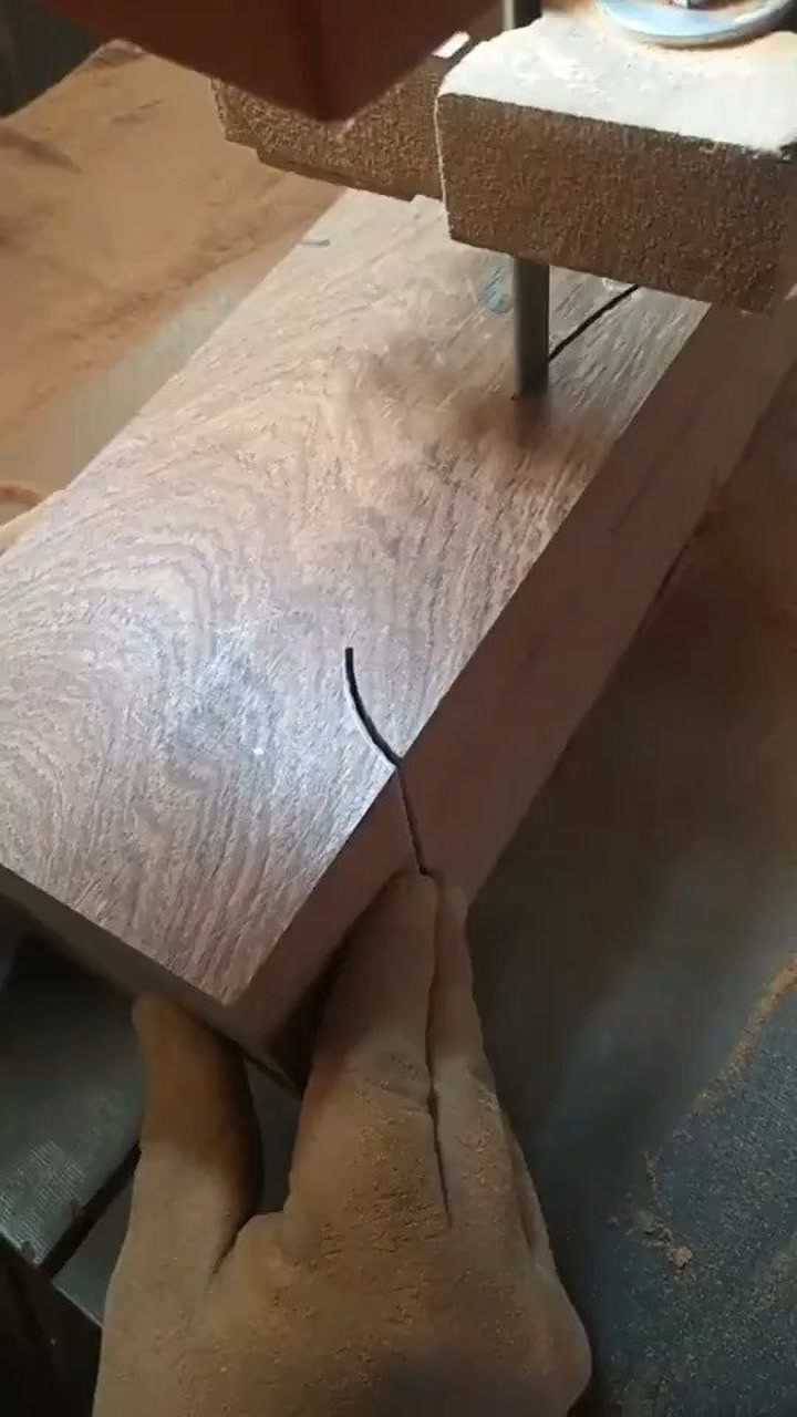 锯马蹄脚修造型#榫卯结构