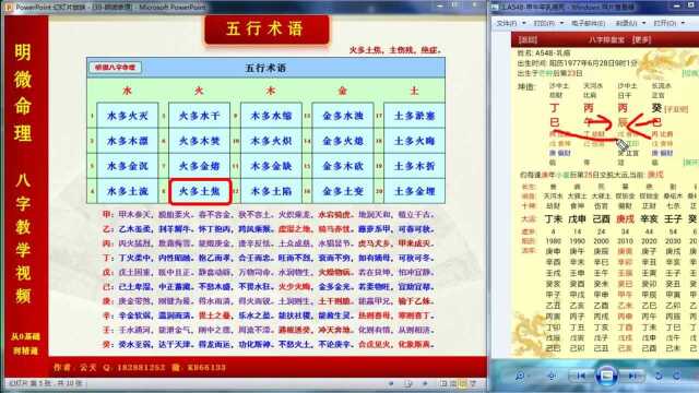 明微八字命理教学视频[公众版]295[五行术语]火多土焦