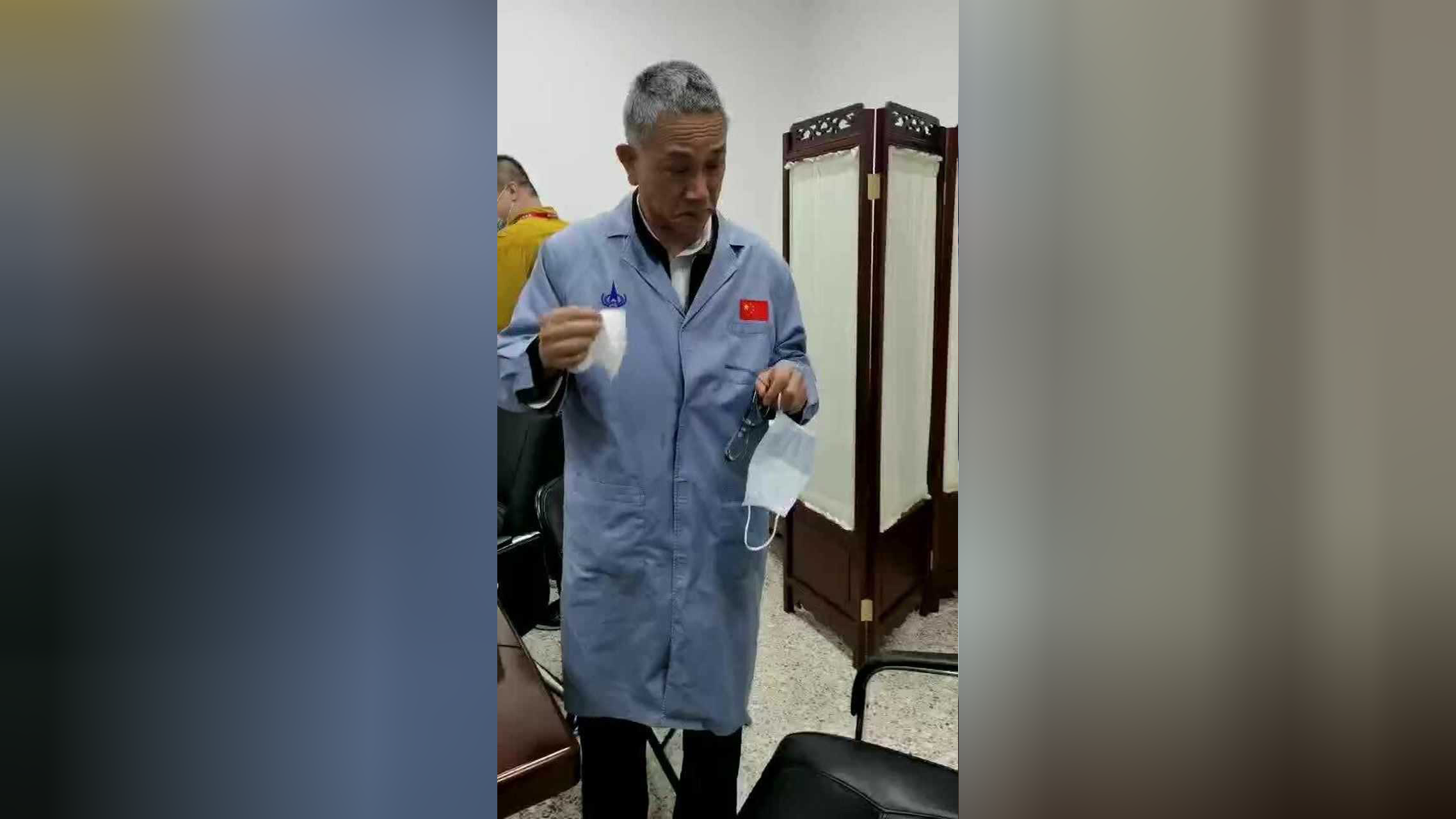 天问一号总设计师张荣桥激动落泪